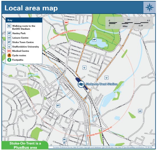 Location – The Potteries Centre